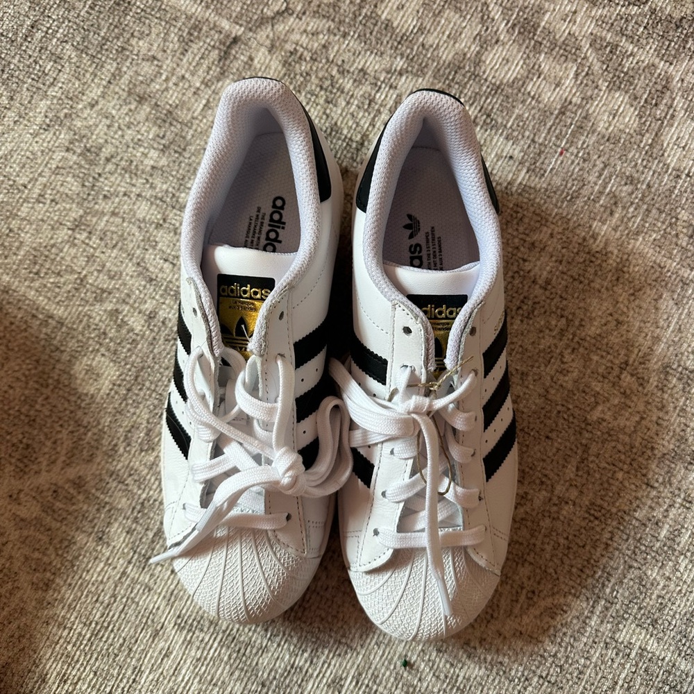 Adidas White and Black Sneakers